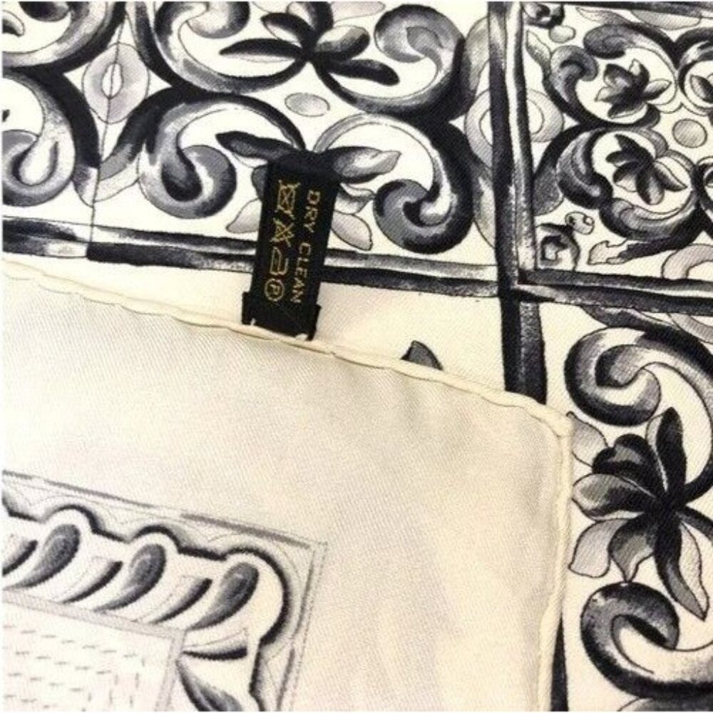 521195AS (S2) Loewe Scarf Multicolor Silk - Picture 9 of 10